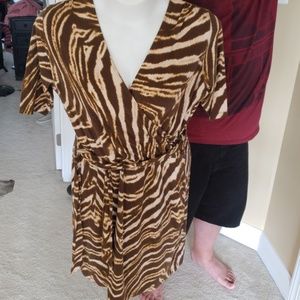 1X Jones New York Sport wrap dress